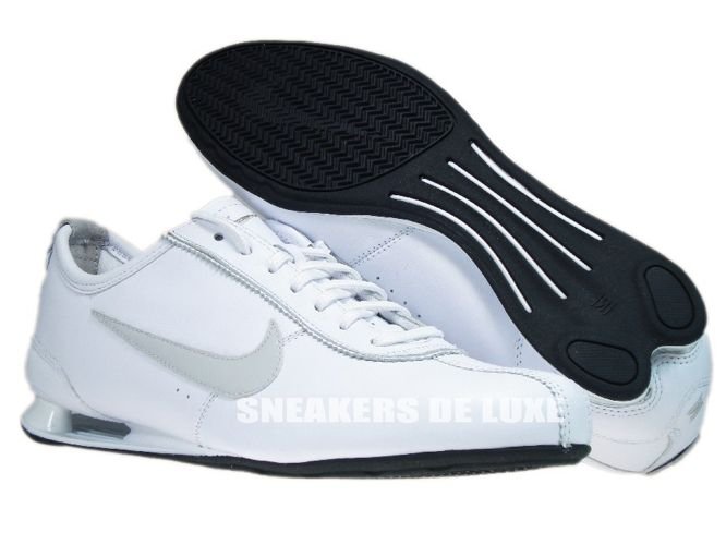 terminado Convertir Enajenar 316317-128 Nike Shox Rivalry White/Neutral Grey-Black