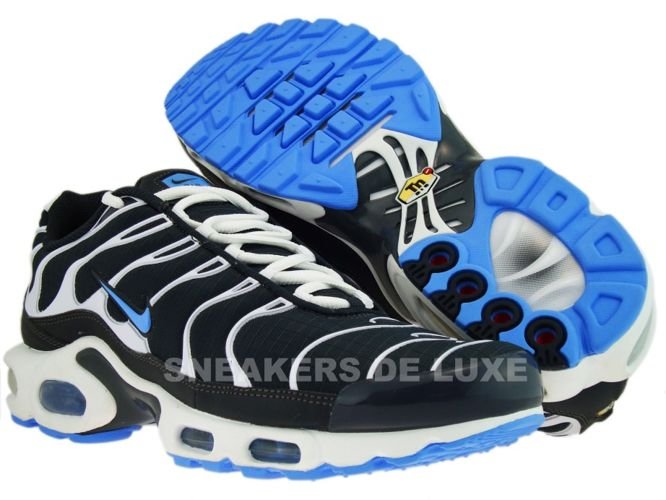 605112-043 Nike Air Max Plus TN 1 Black/White-Blue