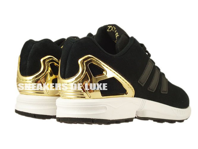 zx flux w black and gold