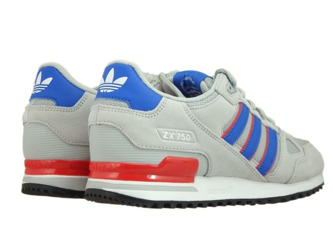 adidas zx 750 grey two/blue/core red