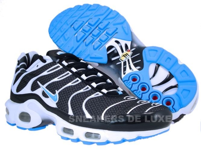 English: Nike Air Max Plus TN 1 Black/Vivid Blue-White 604133-944 Nike ...