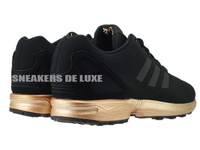 adidas zx flux black copper metallic gold s78977 \u003e Clearance shop