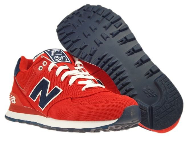 new balance 574 pique polo pack red