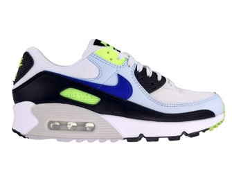 Nike Air Max 90 DH8010 102 Summit White/Racer Blue-Volt