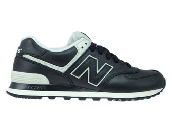 ML574LUC New Balance 574 Black Leather 