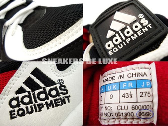 Adidas Equipment Black White Red 1996