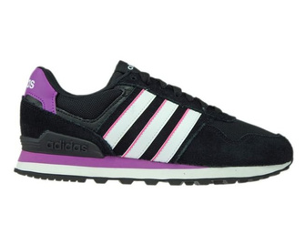 AW4932 adidas neo 10K W Core Black/ White/Shock Purple