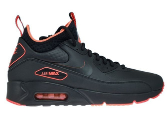 AA4423-001 Nike Air Max 90 Mid Winter Black/Black-Total Crimson