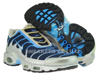 Nike Air Max Plus TN 1 Slip On Silver/Blue