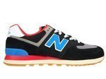 New Balance ML574SOV Black with Neo Classic Blue & Nebula