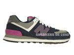 WL574SBS New Balance 574 Navy / Purple / Grey