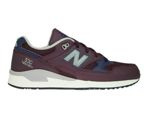 New Balance M530LGC Leather Burgundy with Navy & White