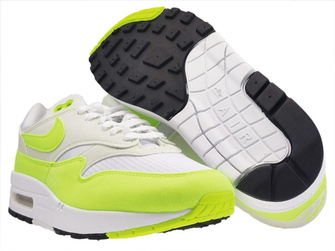 Nike Air Max 1 DZ2628-100 White/Volt-Sea Glass -Black