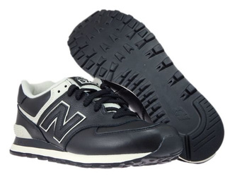 ML574LUC New Balance 574 Black Leather 