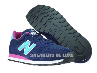 New Balance WL373NTP Navy / Turquoise / Pink