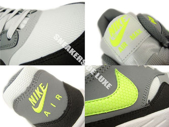 555766-006 Nike Air Max 1 Dusty Grey/Volt/Clear Grey/Metallic Silver