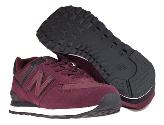 New Balance ML574ECD Burgundy with Black