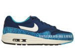 555766-402 Nike Air Max 1 Brave Blue/Summit White-Black-Summit White