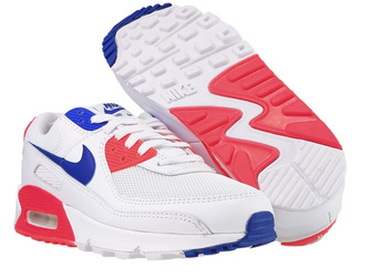 Nike Air Max 90 CT1039-100 White/Racer Blue-Flash Crimson