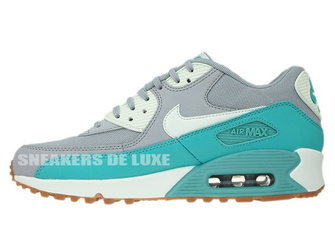 616730-032 Nike Air Max 90 Wolf Grey / Barely Green - Washed Teal