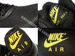 325018-056 Nike Air Max 90 Black/Black-Golden Sash