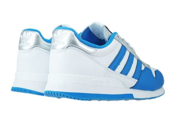 M21520 adidas Originals ZX 500 OG Nigo White Bright Blue Silver Metallic