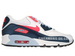 345017-117 Nike Air Max 90 White/Atomic Red-Armory Navy-Light Armory 345017-117