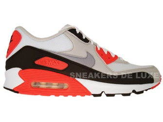 Nike Air Max 90 White/Cement Grey-Infrared-Black 325018-107