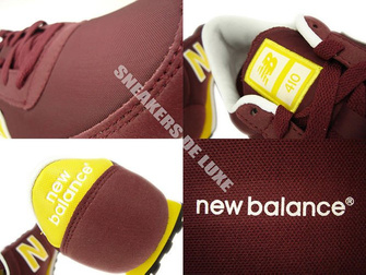 New Balance U410NYB 410 Burgundy / Yellow