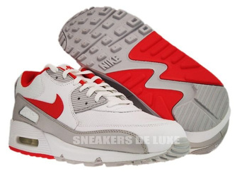 Nike Air Max 90 White/Team Orange-Neutral Grey 309299-121