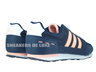 F99367 adidas NEO City Racer W collegiate navy / light flash orange s15 / ftwr white