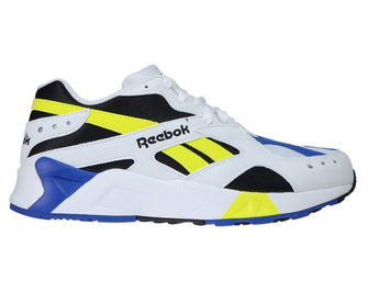 CN7840 Reebok Aztrek White / Black / Cobalt / Yellow