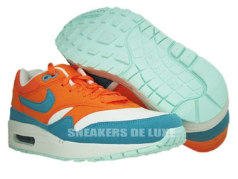 Nike Air Max 1 Bright Mandarine/Mineral Blue 308866-800