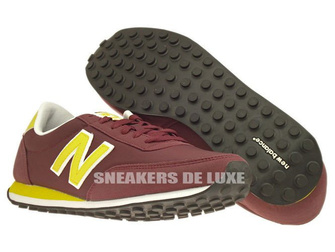 New Balance U410NYB 410 Burgundy / Yellow