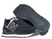 New Balance WL574MEA Black with Champagne Metallic