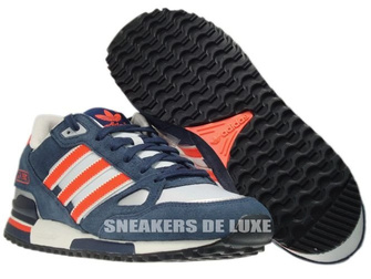 Q35491 Adidas ZX 750 Originals Light Grey/Infrared/New Navy