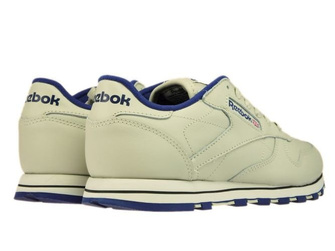 28413 Reebok Classic Leather Ecru/Navy