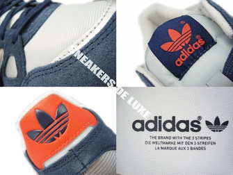 Q35491 Adidas ZX 750 Originals Light Grey/Infrared/New Navy