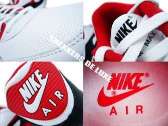 Nike Air Max 90 White/Sport Red-Black 375572-101