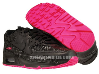 Nike Air Max 90 Black/Black-Vivid Pink 415418-001