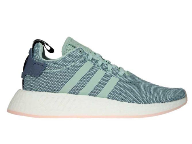 CQ2010 adidas NMD R2 W Raw Steel Ash Green Ftwr White