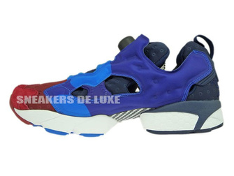 V67792 Reebok InstaPump Fury Asym Burgundy / Blue Sport