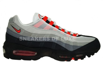 Nike Air Max 95 White/Team Orange-Neutral Grey-Medium Grey 609048-184