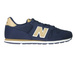 New Balance KJ373ATY Navy with Tan