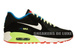 Nike Air Max 90 Black/White-Blue Lacquer Red 307793-026