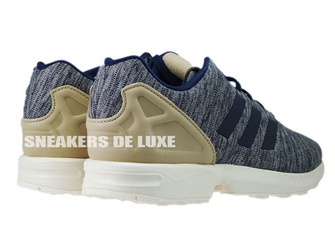 AQ3097 adidas ZX Flux Collegiate Navy/St Pale Nude F13/Chalk White