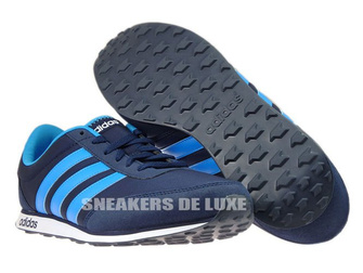 AW5053 adidas neo V Racer Collegiate Navy/Solar Blue /Footwear White