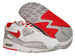 Nike Air Max 90 White/Team Orange-Neutral Grey 309299-121