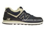 ML574NV New Balance 574 Navy Leather