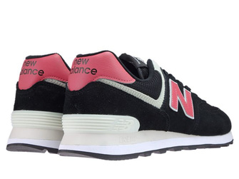 New Balance ML574SMP Black with Pomelo